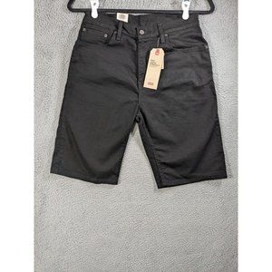Levi's Shorts Mens 32 569 Loose Straight Denim Jean Cotton Stretch Black NEW